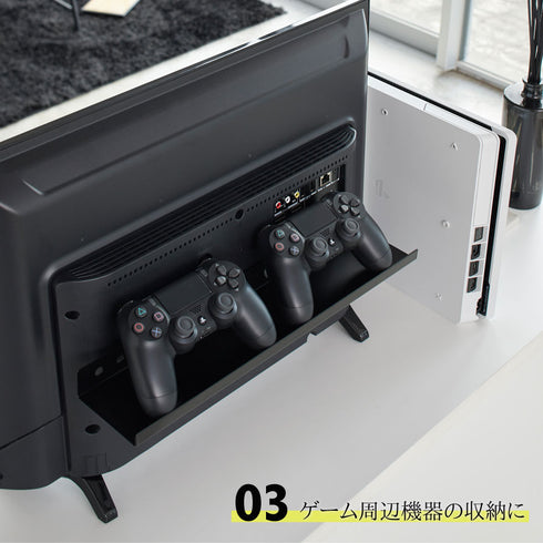 smart テレビ裏ラック スマート ワイド40 ブラック.|s4